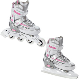 Rolki Łyżwy 2w1 Raven Profession White/Pink 31-35