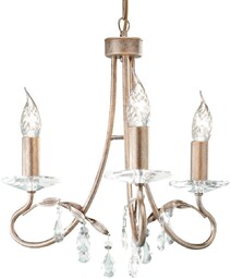 Elstead Lighting Lampa wisząca Christina 3 CRT3 złota