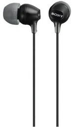 Sony MDR-EX15 słuchawki douszne, czarne