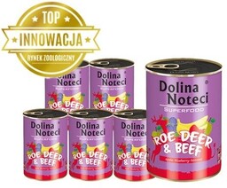 DOLINA NOTECI PREMIUM SUPERFOOD sarna i wołowina 6x400g