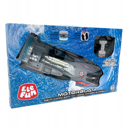 Elefun Motorboat Zdalnie Sterowana Zabawka Pływająca MOTORÓWKA Szara