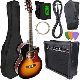 V-TONE EAG SET SB gitara elektroakustyczna + wzmacniacz