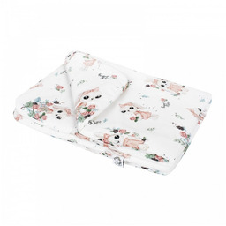 Bonjour Kołderka średnia bambusowa 75/100 Romantyczny królik