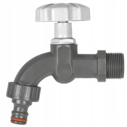 Kran ogrodowy z tworzywa sztucznego 3/4" z nyplem