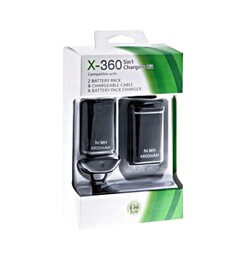 2X BATERIA DO PADA XBOX 360 ŁADOWARKA +