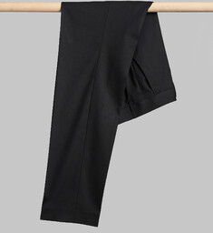 Spodnie do zestawu monopoli czarny slim fit