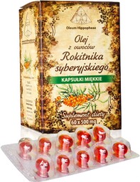 Olej z Owoców Rokitnika, Suplement Diety, 60 kapsułek