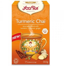 Herbata złoty chai z kurkumą, BIO, Yogi Tea,