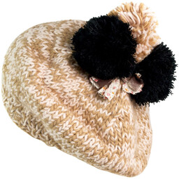 Beret Trzy Pompony