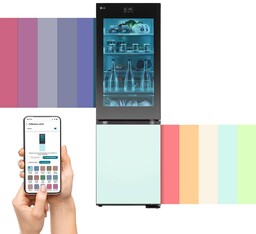 Lodówka LG MoodUP GBG719MDNN 187cm do personalizacji InstaView