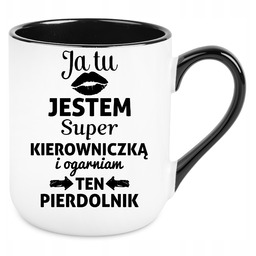 Kubek Ja Tu Jestem Kierowniczką Urodziny 330ml Opakowanie