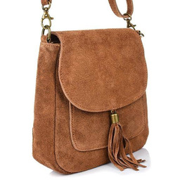 Listonoszka skórzana camelowa X40