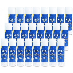 Klej w sztyfcie 15g BOX 24 szt Shan