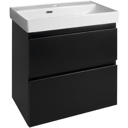 ALTAIR szafka umywalkowa 61,5x60x37cm, czarny mat WIOSENNA PROMOCJA