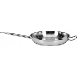 Patelnia 40 cm stal nierdzewna dno kapsułowe