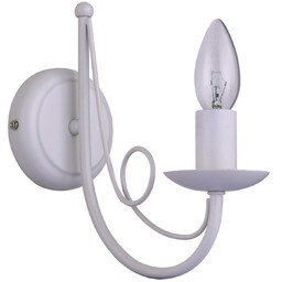 Pałacowa LAMPA ścienna PERŁA LP-020/1W white Light Prestige
