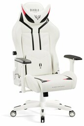 DIABLO CHAIRS Fotel X-Ray King Size Biało-czarny