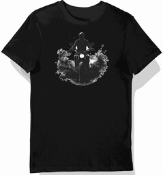 Koszulka męska czarna z emblematem motocyklowej braci 3XL