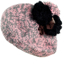 Beret Trzy Pompony
