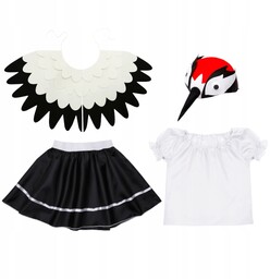 Strój Dzięcioł Kostium Ptaszek Jesień 134-140 4e