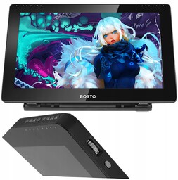 Tablet graficzny Bosto 16HDK Przyciski