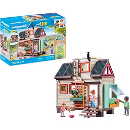 PLAYMOBIL myLife 71509 Tiny House, dom rodzinny wyposażony