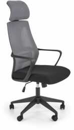 Fotel biurowy obrotowy pracowniczy valdez popiel / czarny