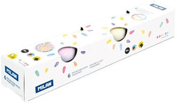 Farby do malowania palcami 40ml 6kol pastelowe -