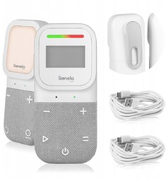 Cyfrowa niania elektroniczna audio z czujnikami alarmy Lionelo