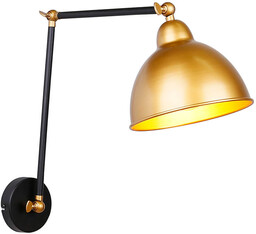 Candellux Industrialna lampa ścienna Truck na wysięgniku czarny