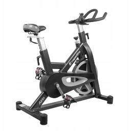 Masywny Spinningowy Rower Treningowy inSPORTline Airin Czarno-srebrny