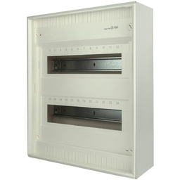 Rozdzielnica natynkowa 2 rzędowa 24 modułowa skrzynka elektryczna