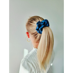 Pakamera Gumka jedwabna, scrunchie, frotka misterious night MAXI