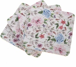 Podkładka korkowa Flowers, zestaw 4 szt.