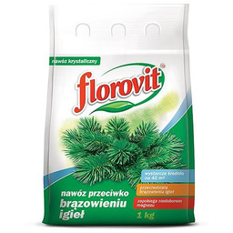 Nawóz przeciwko brązowieniu igieł Florovit worek 1kg
