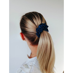 Pakamera Gumka jedwabna, scrunchie, frotka misterious night MIDI
