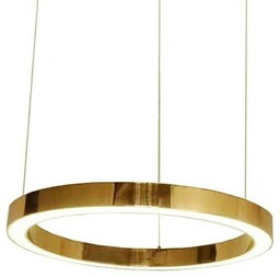 Lampa wisząca RING 100 złota - LED, stal