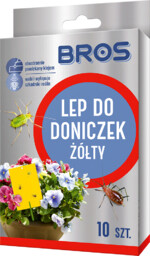 Bros Lep do doniczek żółty 10 szt.