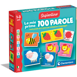 Clementoni - Sapientino Prime 100 1 rok, fiszki,