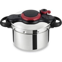 Tefal Clipso Minut Easy Szybkowar, Srebrny, 6 litrów