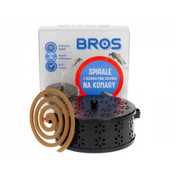 BROS - Spirale na komary z dekoracyjną osłonką