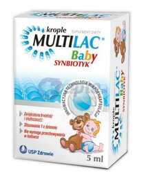 Multilac Baby Synbiotyk krople 5ml