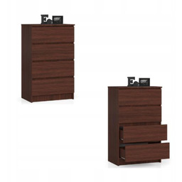 Komoda szafka K60 4 szuflady wenge Akd