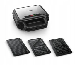 Solidny Niezawodny Opiekacz Gofrownica Panini Kompaktowy Praktyczny Tefal