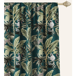 ZASŁONA HARMONY - Amazon Spirit BUTELKOWA ZIELEŃ 140x250