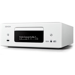 DENON Amplituner Stereo RCD-N12 DAB Biały, HDMI ARC,