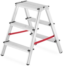Drabina domowa dwustronna 2x3 stopnie HIGHER - 2,65