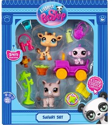 Zestaw Littlest Pet Shop zestaw Safari z figurkami