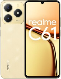 Smartfon REALME C61 6/256GB Złoty (Sparkle Gold)
