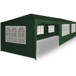 Pawilon Ogrodowy Namiot Imprezowy Cateringowy Zielony 3x9 m